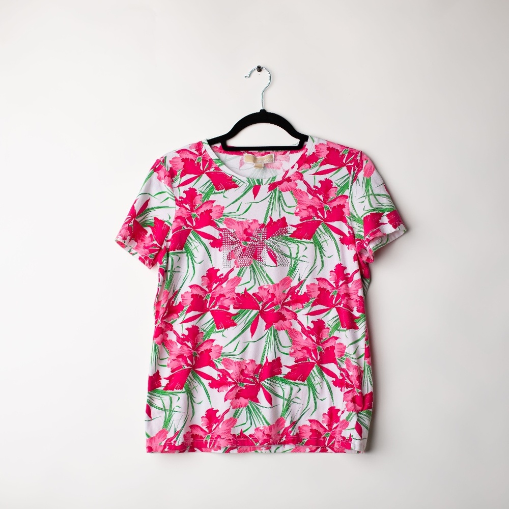 Michael Kors | Floral Tee | Size Large
